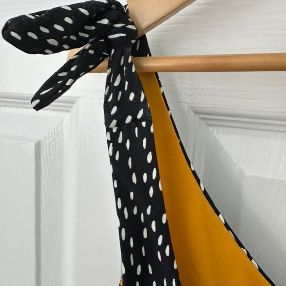 Far West Women's One Piece Swim Suit Black Print M BNWT - Picture 3 of 6